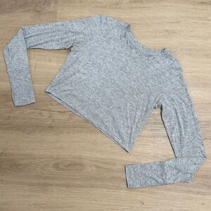 Aerie Cropped Long Sleeve Tee